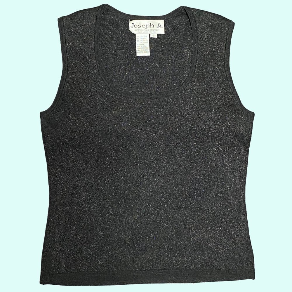 Joseph A. silk knit shell size L